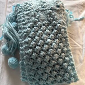 Lasenza Cozy Blue Knit Women Scarf